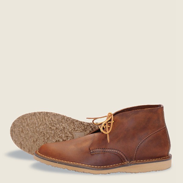 Red Wing Heritage Sko Weekender - Chukkar Rough & Tough Læder - Brune - Herre 8749-CWURI